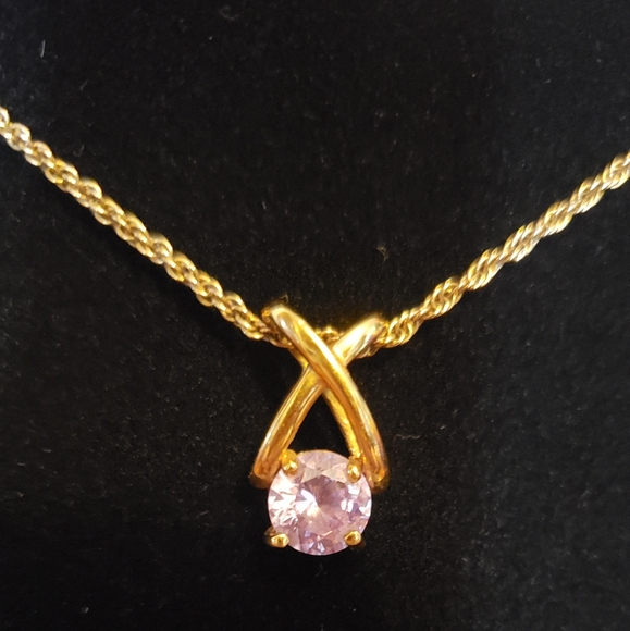 Gold plated necklace - Picture 1 of 4